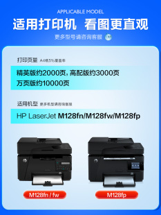 Pro2 适用惠普m128fp硒Laserjet MFTS M128fP m128fw光打印机墨盒