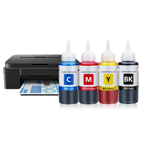 Подходит для чернил принтера Epson 672, черный цвет, четырехцветный L380L310L360L1300L130L351L313L383L363L565L455, непрерывная поставка оригинала стороннего производителя 960 905