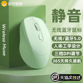 无线鼠标女生办公静音无声可充电适用华硕惠普联想戴尔电脑Y2025