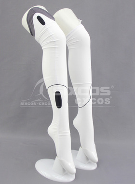 超激次元海王星 布兰 COS道具袜子定做 白色之心 ブラン COSPLAY