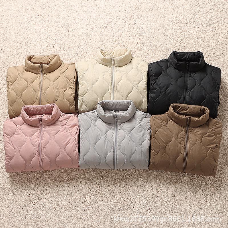 2025秋冬立领休闲轻薄新款短款羽绒服外套百搭轻便内穿显瘦打底