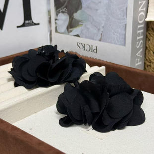 高级感落叶小抓夹女2026年新款发夹丸子头抓夹高马尾固定夹子头饰