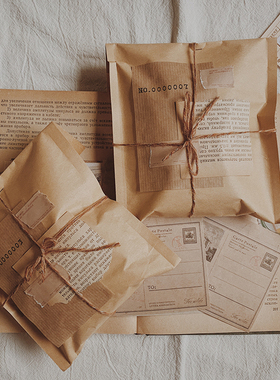 KIMU 素材  | oldold staffs 老旧物件 | 复古便签票据贴纸素材包