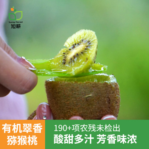 旭耕有机翠香猕猴桃新鲜陕西24颗