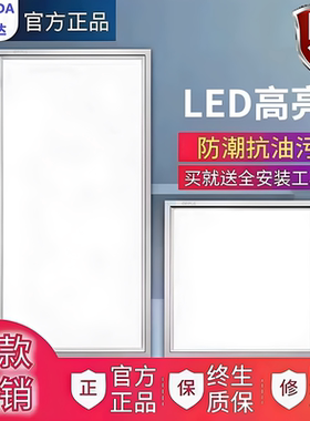 集成吊顶灯铝扣板工程平板灯 厂房LED灯 办公室灯具批发 工装照明