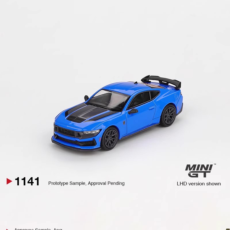 MINIGT 1141号福特野马 黑马 2024 Grabber蓝色1:64合金车模