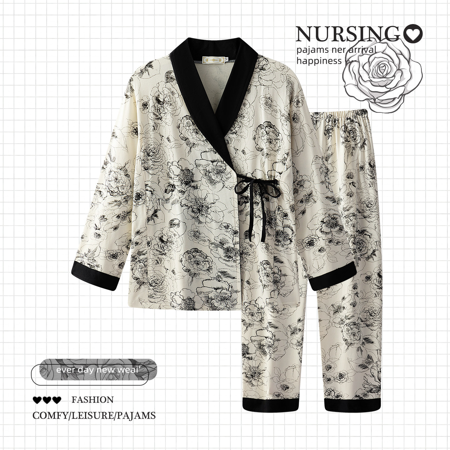 带胸垫月子服秋冬产后纯棉12月份全棉吸汗孕妇睡衣春秋季哺乳产妇,孕妇装/孕产妇用品/营养,家居服套装,淘宝优惠券,粉丝福利购,淘宝优惠卷