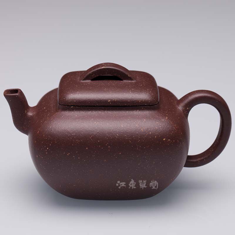 宜兴紫砂壶吴彩云【炉香】名家王强徒弟原矿紫泥茶壶五堂全手工