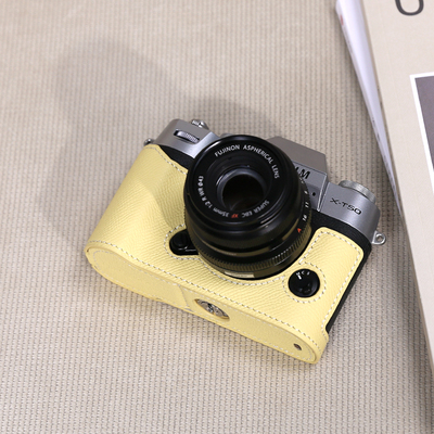 富士xt50保护套XT30三代二代XS20X100ViXM5相机包底座配件真皮xt5