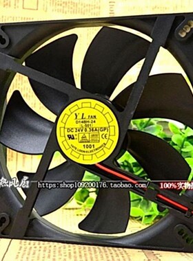 全新Y.L.FAN 悦伦 D14BH-24 14025 14cm 24v 0.36a 静音 散热风扇