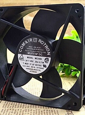 美国康姆罗顿COMAIRROTRON MC24B3 24V 0.28A 6.7W 12032散热风扇