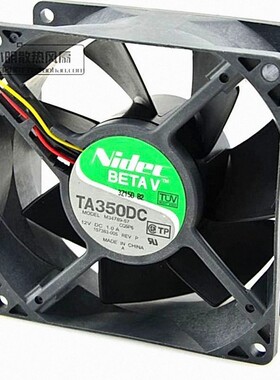 NIDEC 9cm 9038 TA350DC M34789-57 CQ4 12v 1A 大风量服务器风扇
