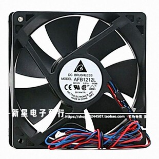 原装新款台达DELTA AFB1212L 12025 0.21A 12CM双滚珠散热风扇