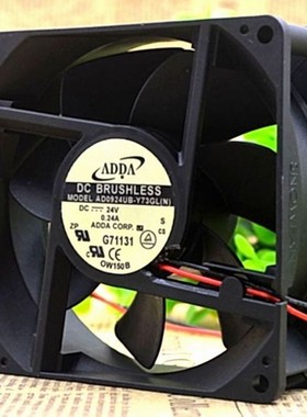 原装 ADDA 9CM 9032 24V 0.24A AD0924UB-Y73GL(N)变频器散热风扇