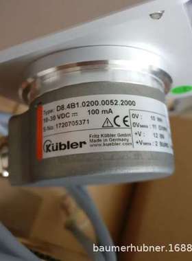 kubler增量编码器8.A02H.5251.1024现货库伯勒8.A02H.5231.1024