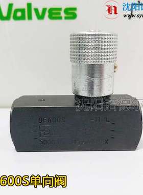 PARKER派克节流阀9F800SS-F、9F600S、9F1200S、9F400S