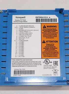 RM7895C1012 120V 美国honeywell 燃烧控制器 RM7895系列 RM7895A