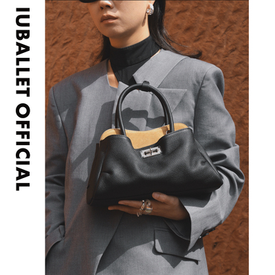 IUBALLET极坐标真皮凯莉包通勤