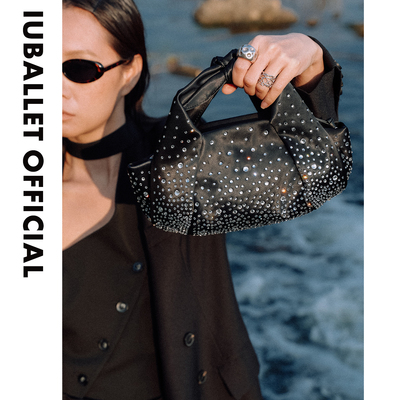 IUBALLET 柔软供应 2026春新品满钻小包女晚宴包镶钻手提包斜挎包