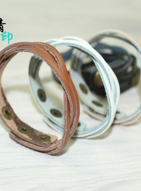 缠绕朋克风复古编织男女款手绳