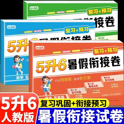 暑假衔接作业五升六暑假测试卷