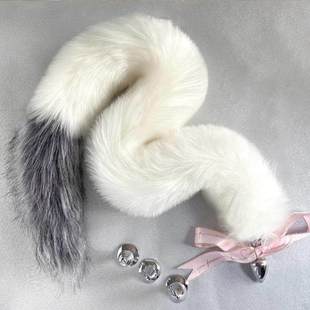 肛赛新手尾巴猫兔子迷你性感入门小号缸塞玩具插件可动外出狐狸女