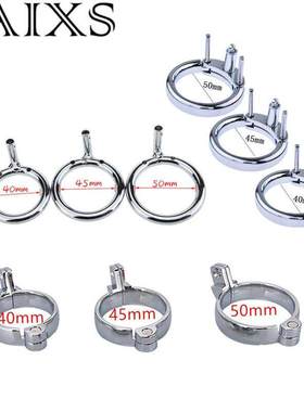 Cock Cage Ring Part Penis Lock Ring Male Chastity Device Par