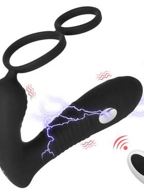 Strapon Penis Electric Shock Vibrators For Men Cock Rings Pr