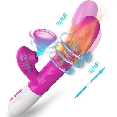 Automatic Telescopic Rotation G-Spot Vibrator For Women Clit