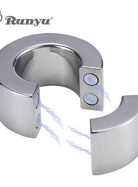 Runyu Stainless Steel Scrotum Weight Erection Ring Masturbat