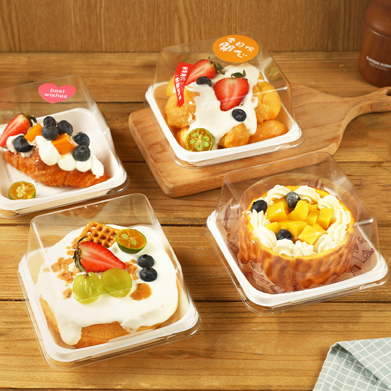 联新包装盒西点面包透明