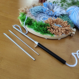 俄罗斯戳戳绣戳针可调节毛线画戳笔材料工具戳戳乐手工剁花针diy
