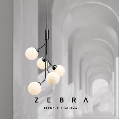 METRE×北欧全铜黑色卧室吊灯简约现代轻奢创意高端别墅餐厅客厅