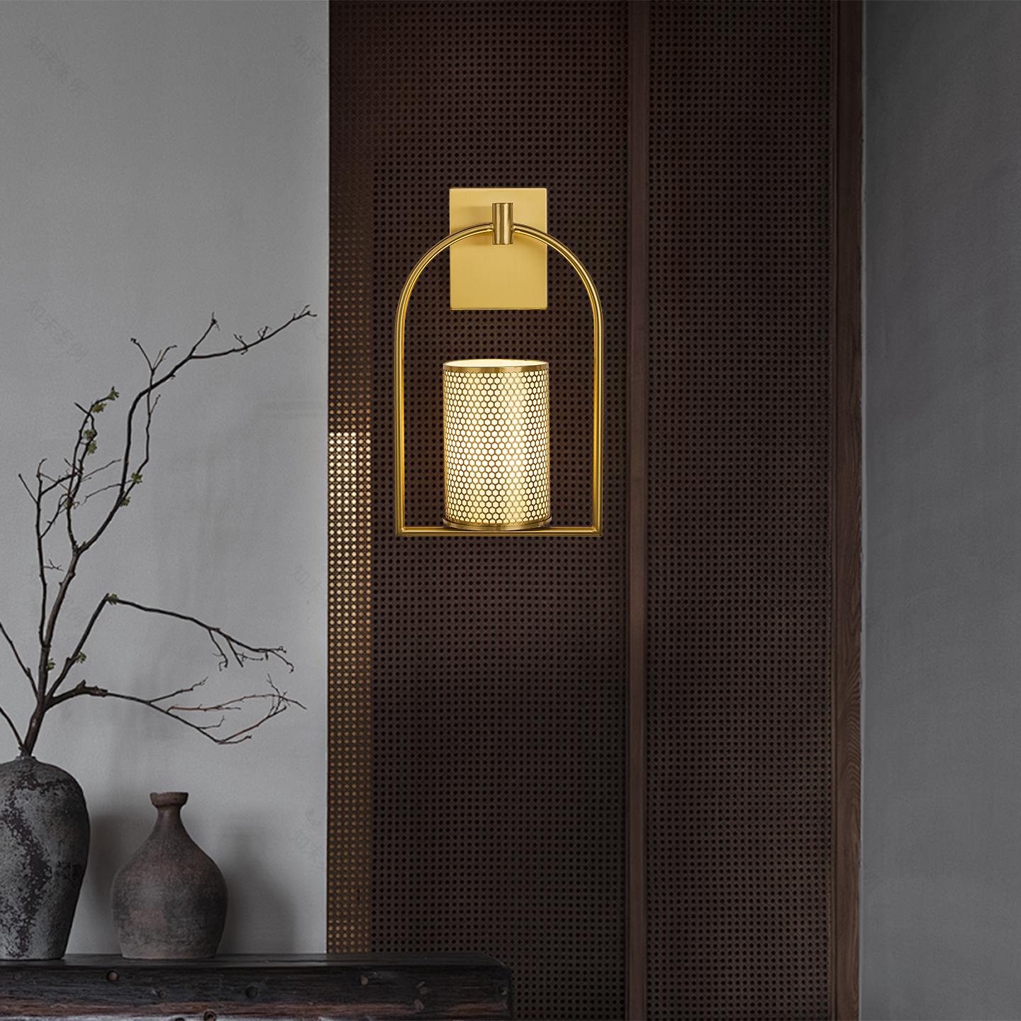 工厂直销2025新款简约现代样板房壁灯设计师意式极简售楼部走廊餐