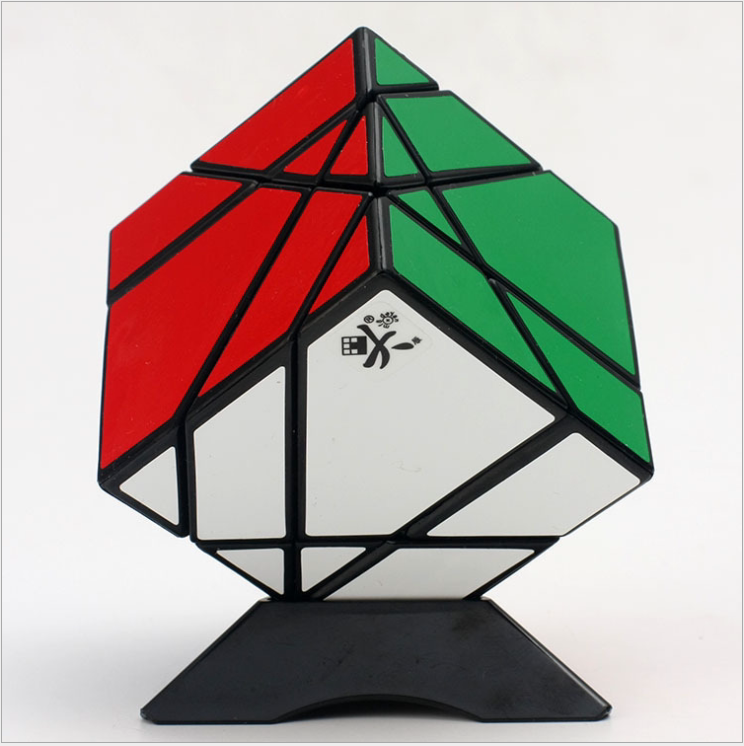 大雁 七巧板魔方 大烟头设计五轴六面体 创意异形高难度益智玩具