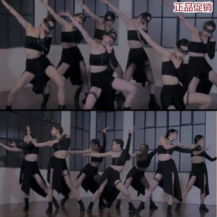 JAZZ性感爵士韩舞蹈表演服瑜伽练功服修身 女团ds现代舞台服 套装