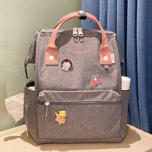 Gergxi潮牌休闲情侣乐天双肩包