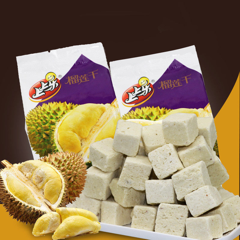 上上乐榴莲干散装称重块冻干原料产地泰国果干休闲零食水果干