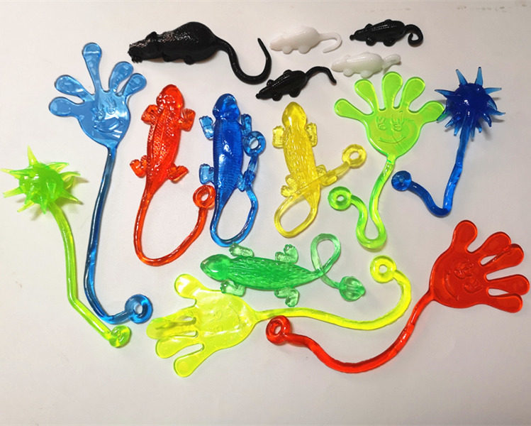 怀旧弹性伸缩粘性小手掌粘粘手粘粘锤创意整蛊小手整人儿童小玩具