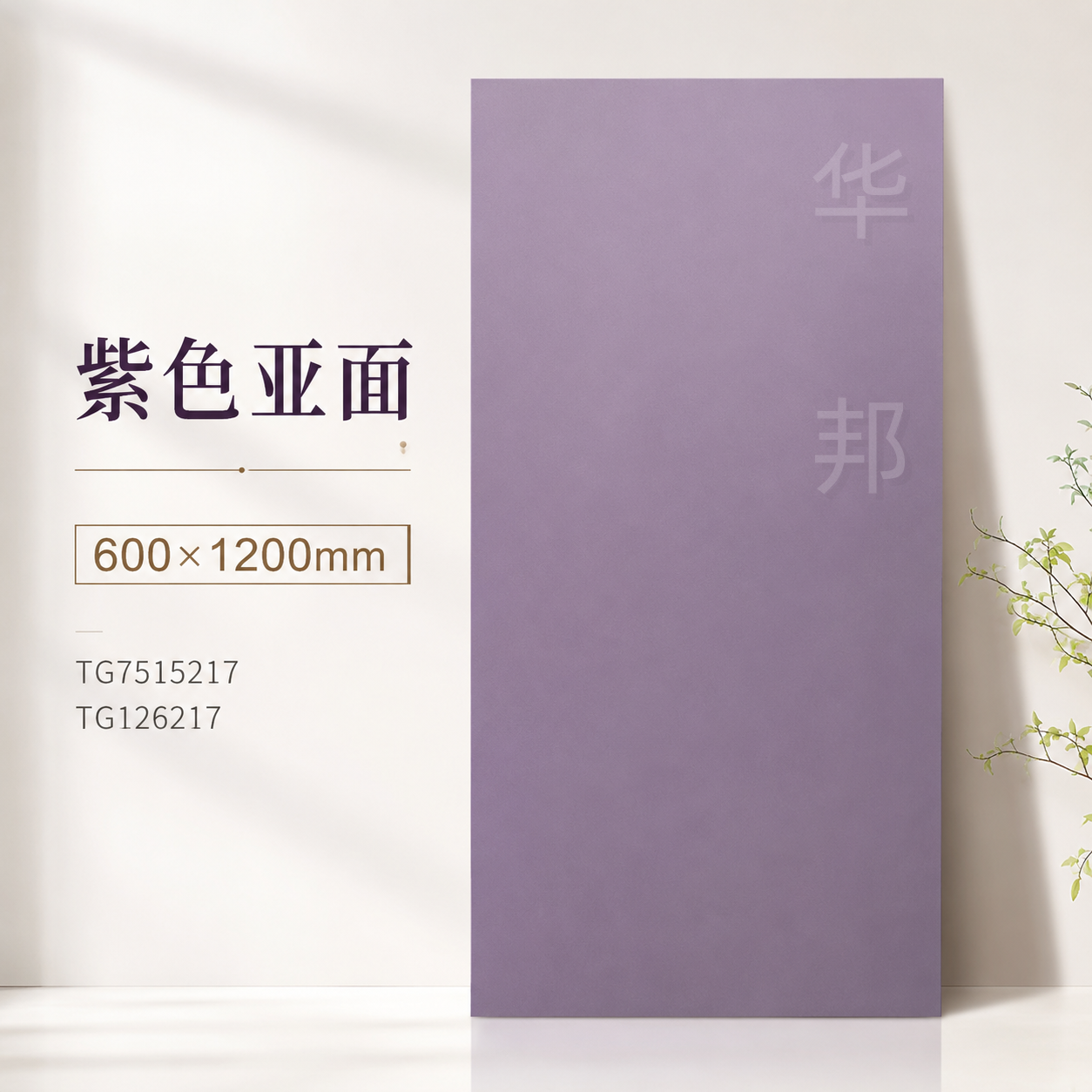 紫色纯色瓷砖600x1200哑光咖啡店墙地砖红黄蓝紫粉色卫生间地板砖