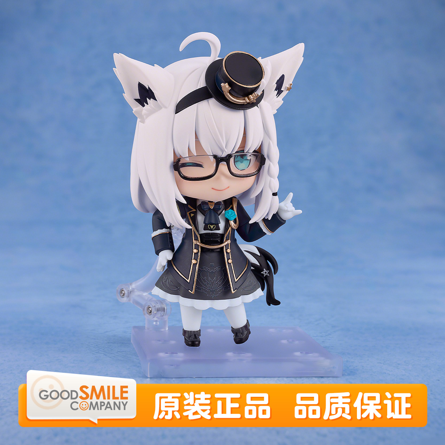 预定 GSC hololive 粘土人 白上吹雪 洋风服装Ver. Q版可动手办
