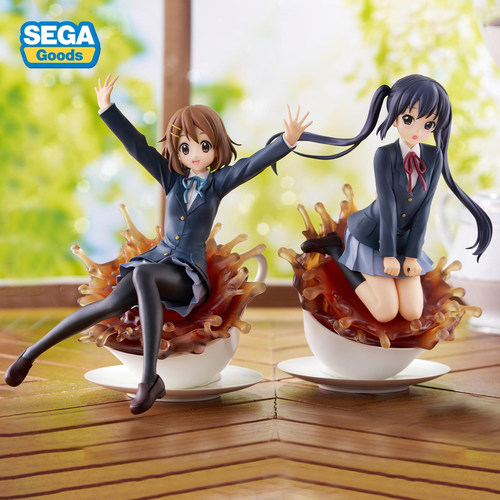 世嘉SEGA 轻音少女 Luminasta平泽唯中野梓 红茶杯 景品手办