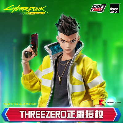 预定threezero赛博朋克边缘行者 大卫 FigZero收藏级可动人偶手办