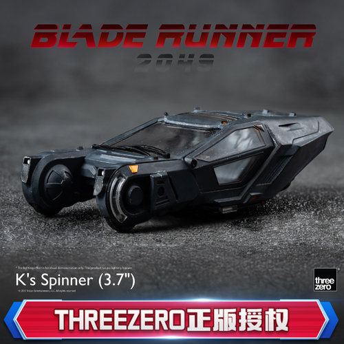 threezero银翼杀手2049 K回旋车收藏级可动汽车模型电影周边礼物