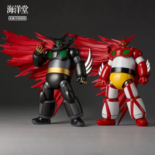 【预定】海洋堂 转轮科技 盖塔机器人OVA 盖塔1号 黑盖塔可动手办