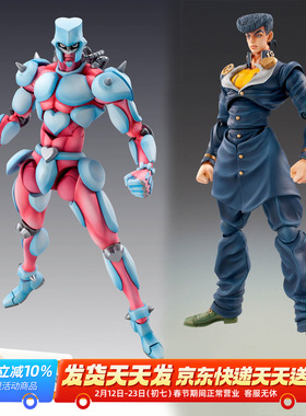 预定 GSC JOJO的奇妙冒险 超像可动 东方仗助 疯狂钻石 可动手办