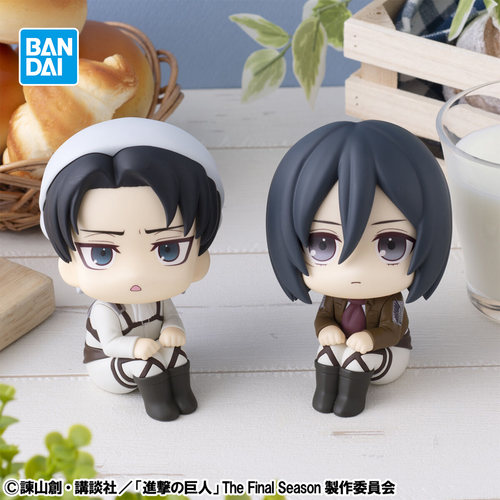 万代 Megahouse 进击的巨人 lookup 大扫除 利威尔&三笠·阿克曼