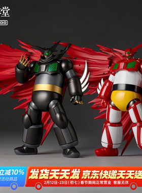 【预定】海洋堂 转轮科技 盖塔机器人OVA 盖塔1号 黑盖塔可动手办