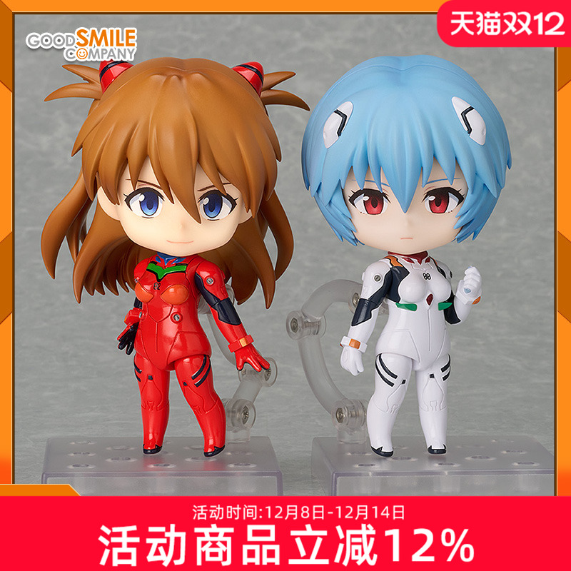 GSC粘土人绫波零明日香可动手办