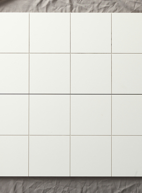柔光厨房墙砖300x600 北欧全瓷小白砖拉槽格子砖阳台、卫生间瓷砖